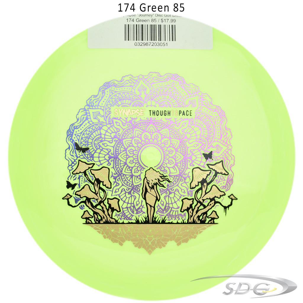 tsa-aura-synapse-journey-disc-golf-distance-driver 174 Green 85 