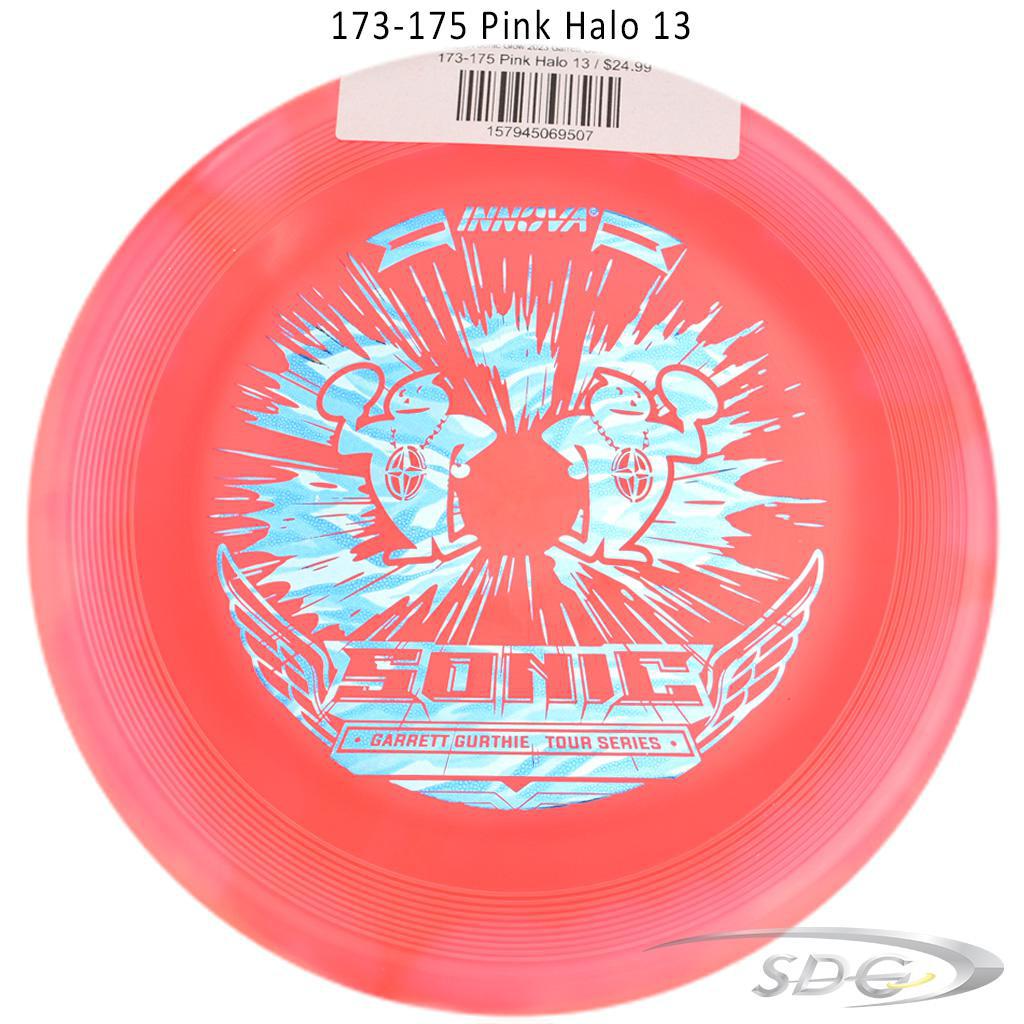innova-halo-champion-sonic-glow-2023-garrett-gurthie-tour-series-disc-golf-putter 173-175 Pink Halo 13 