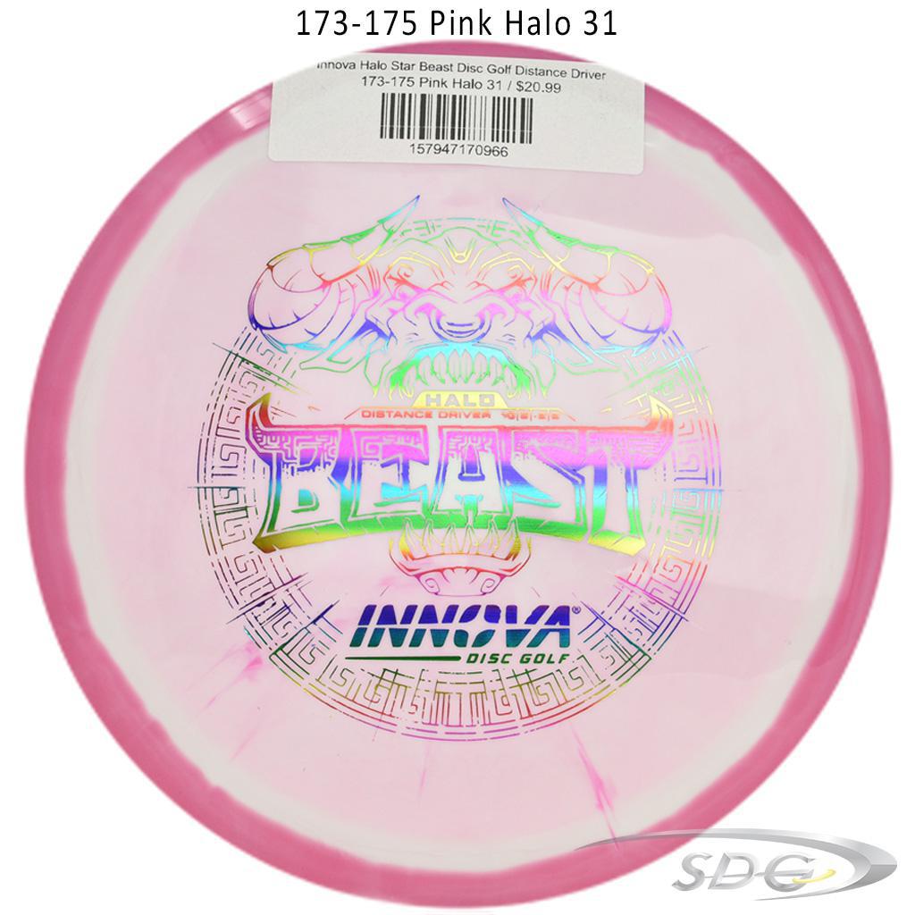 innova-halo-star-beast-disc-golf-distance-driver 173-175 Pink Halo 31 