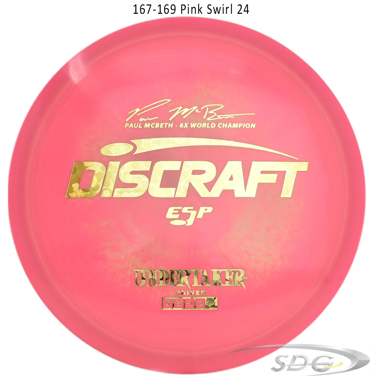 Discraft ESP Undertaker 6X Paul McBeth Signature Series Disc Golf Distance Driver