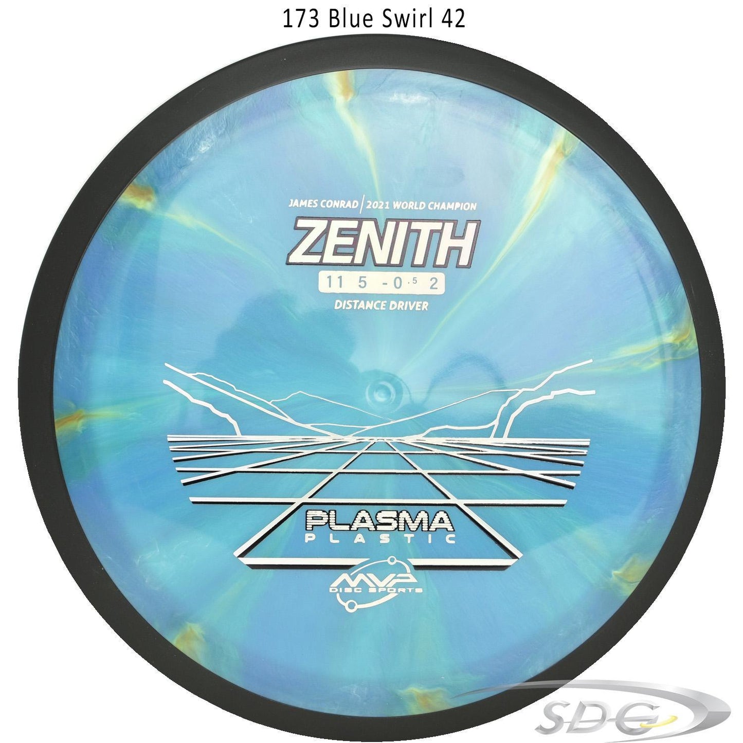 mvp-plasma-zenith-disc-golf-distance-driver 173 Blue Swirl 42 