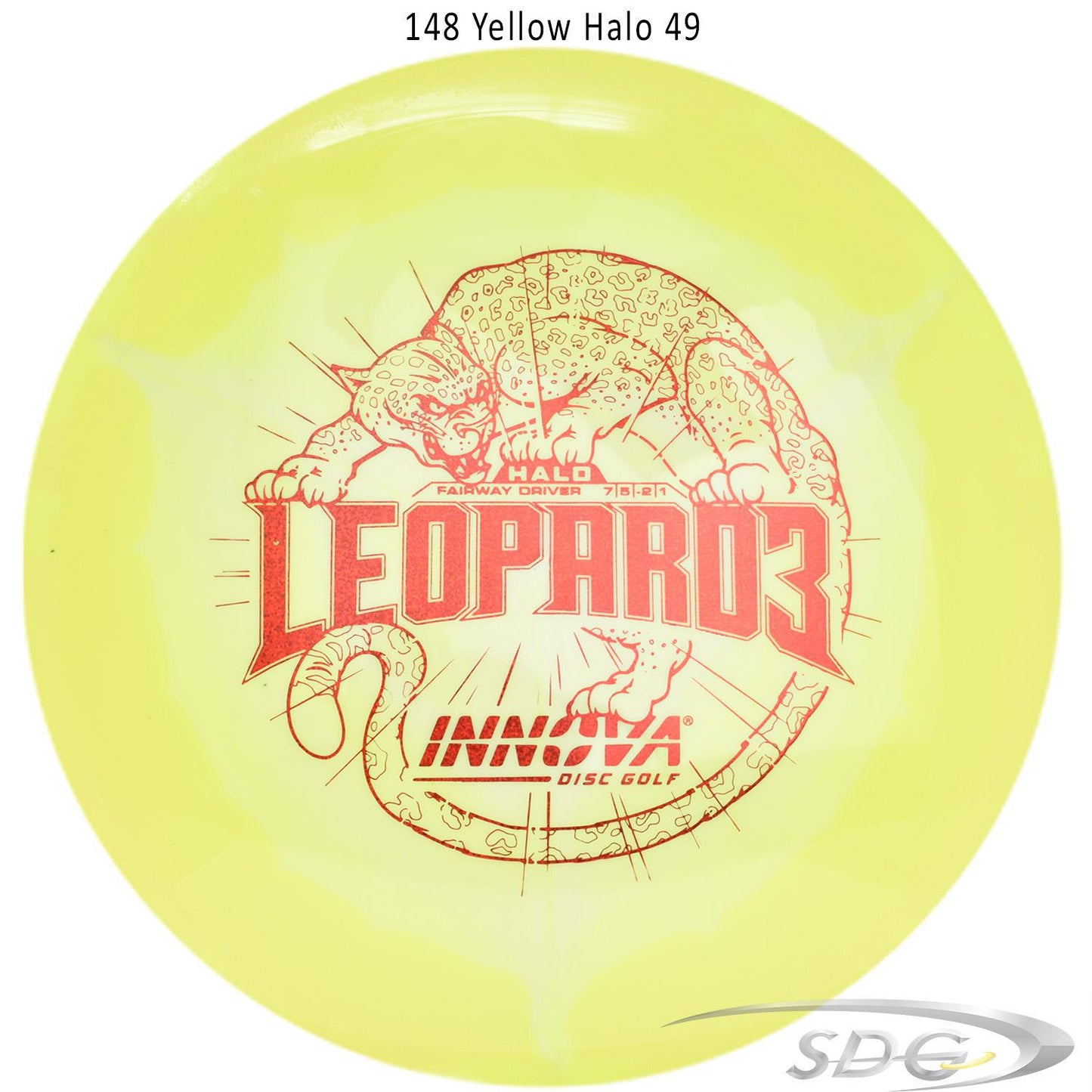 innova-halo-star-leopard3-disc-golf-fairway-driver 148 Yellow Halo 49 