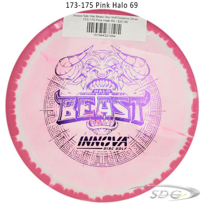 innova-halo-star-beast-disc-golf-distance-driver 173-175 Pink Halo 69