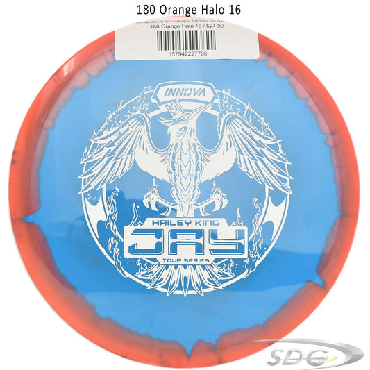 innova-halo-star-jay-2023-hailey-king-tour-series-disc-golf-mid-range 180 Orange Halo 16