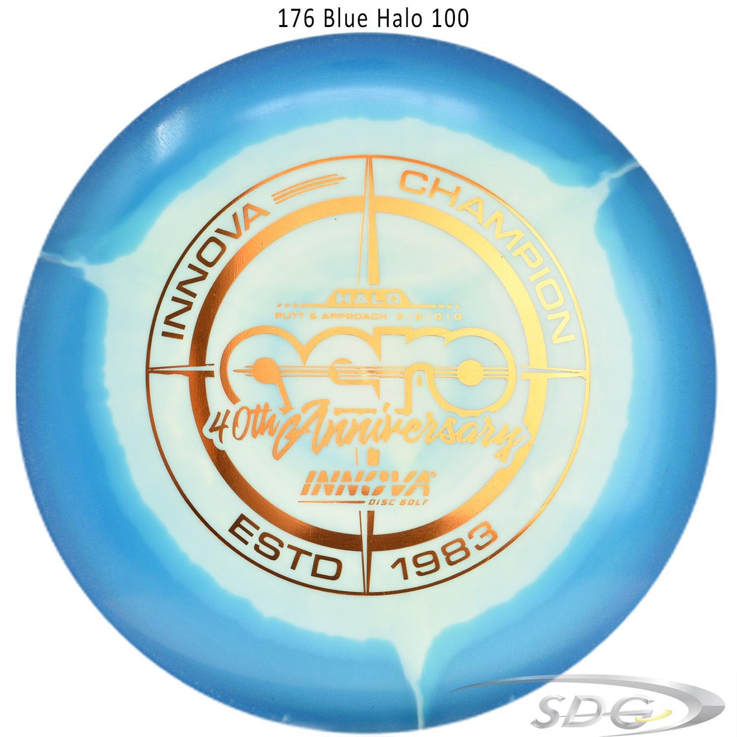 innova-halo-star-aero-40th-anniversary-le-disc-golf-putter 176 Blue Halo 100 