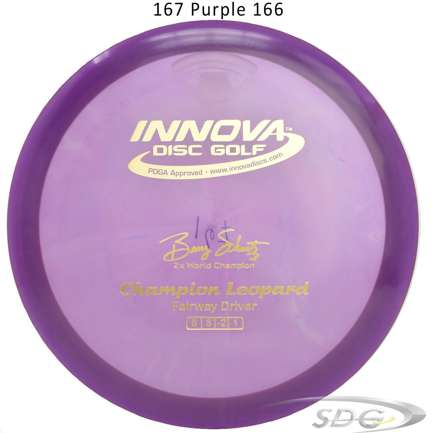 innova-champion-leopard-disc-golf-fairway-driver 167 Purple 166 