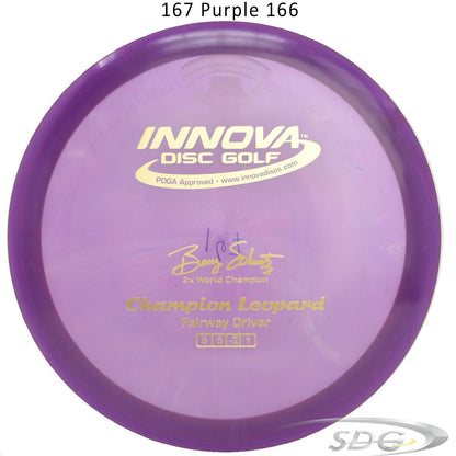 innova-champion-leopard-disc-golf-fairway-driver 167 Purple 166 