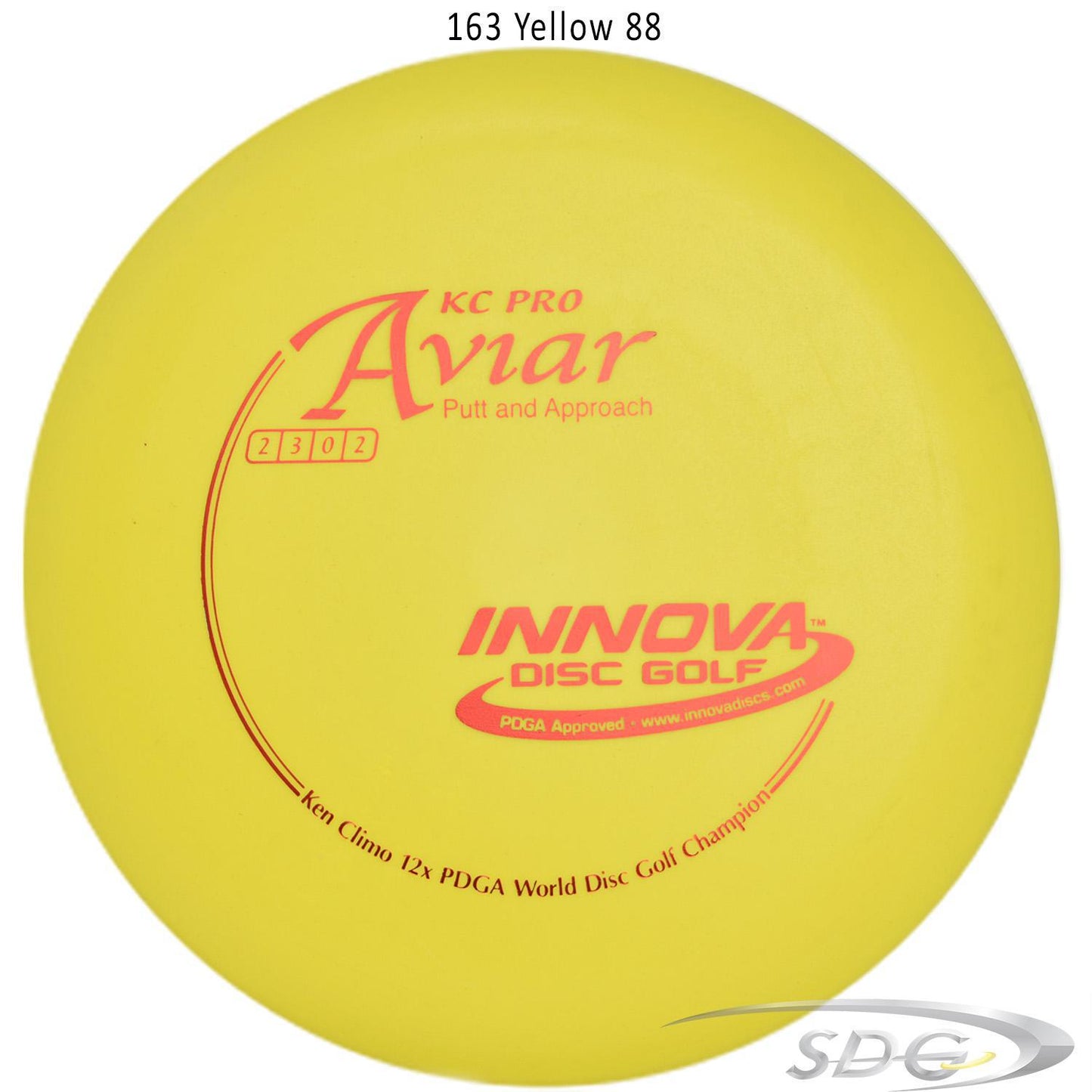 innova-kc-pro-aviar-disc-golf-putter 163 Yellow 88 