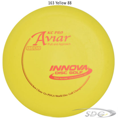 innova-kc-pro-aviar-disc-golf-putter 163 Yellow 88 