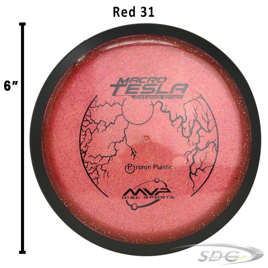 mvp-proton-tesla-macro-disc-golf-mini-marker Red 31 
