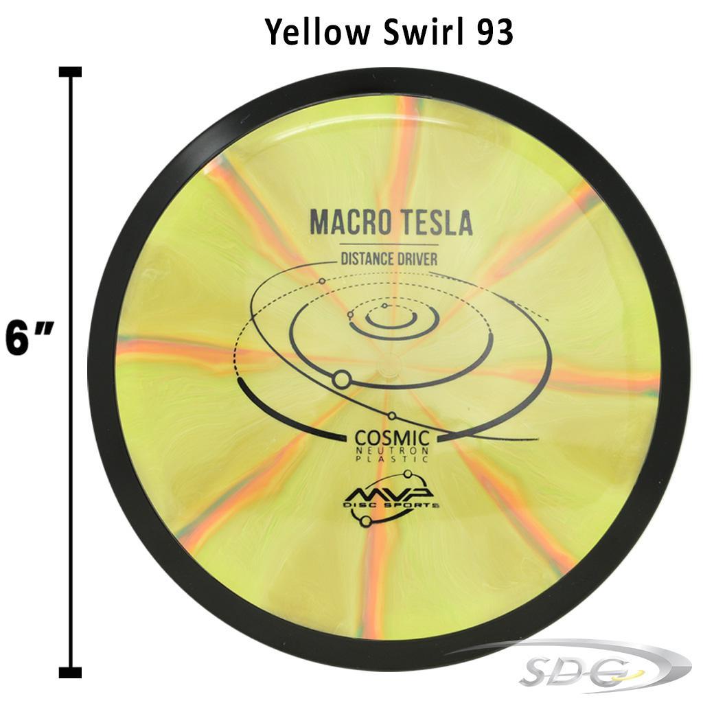 mvp-cosmic-neutron-tesla-macro-disc-golf-mini-marker Yellow Swirl 93 