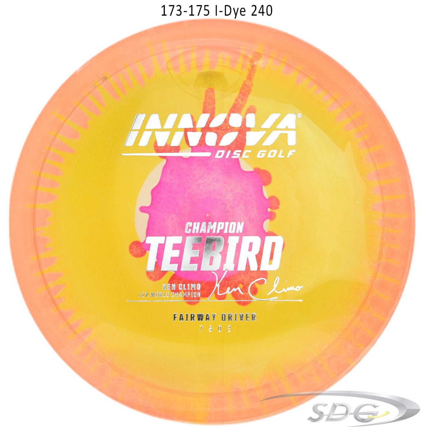 innova-champion-teebird-i-dye-disc-golf-fairway-driver 173-175 I-Dye 240 