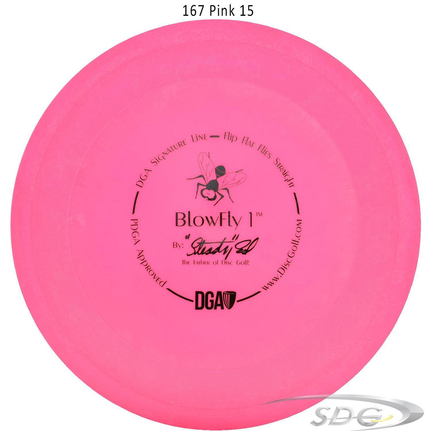 dga-signature-line-blowfly-1-disc-golf-putter 167 Pink 15 