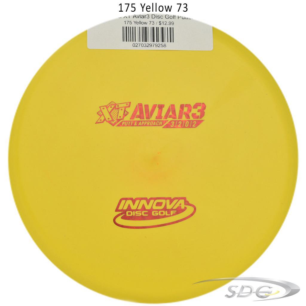 innova-xt-aviar3-disc-golf-putter 175 Yellow 73 
