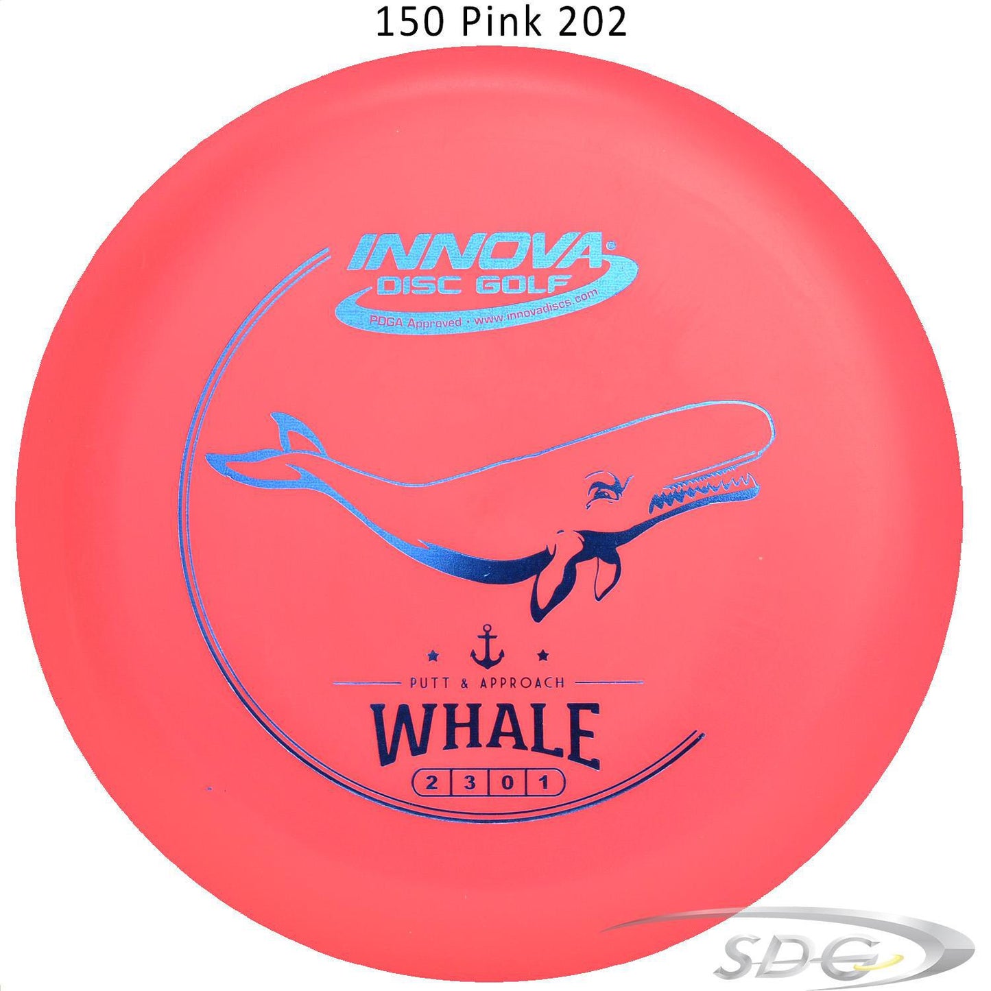 innova-dx-whale-disc-golf-putter 150 Pink 202 