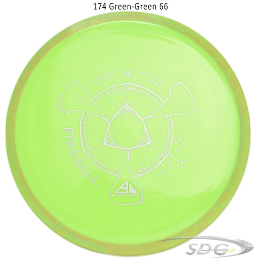 axiom-neutron-fireball-disc-golf-distance-driver 174 Green-Green 66 