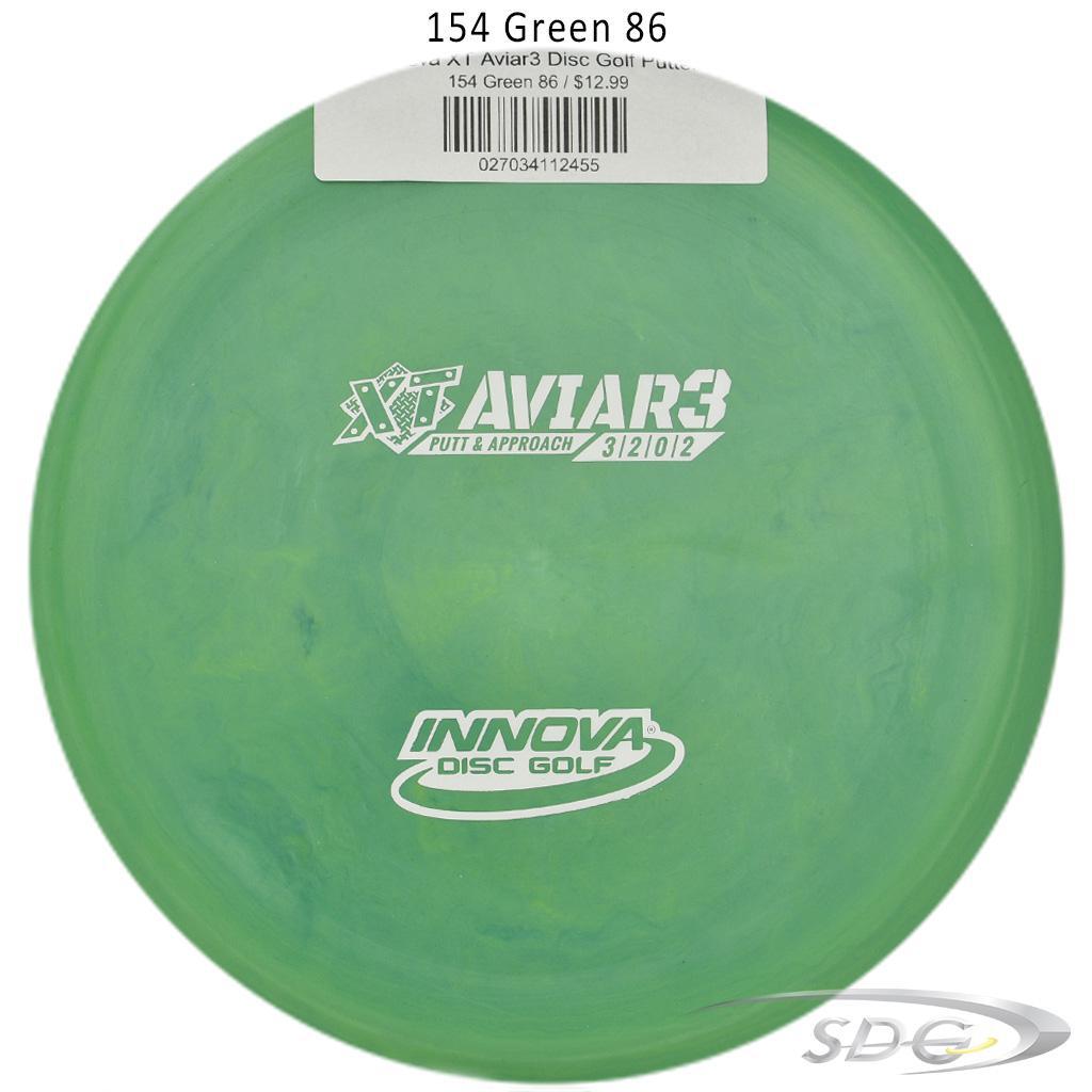 innova-xt-aviar3-disc-golf-putter 154 Green 86 
