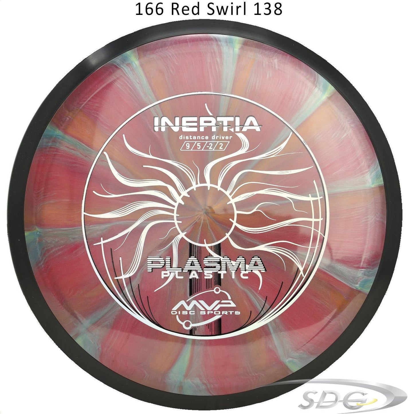 mvp-plasma-inertia-disc-golf-distance-driver 166 Red Swirl 138 