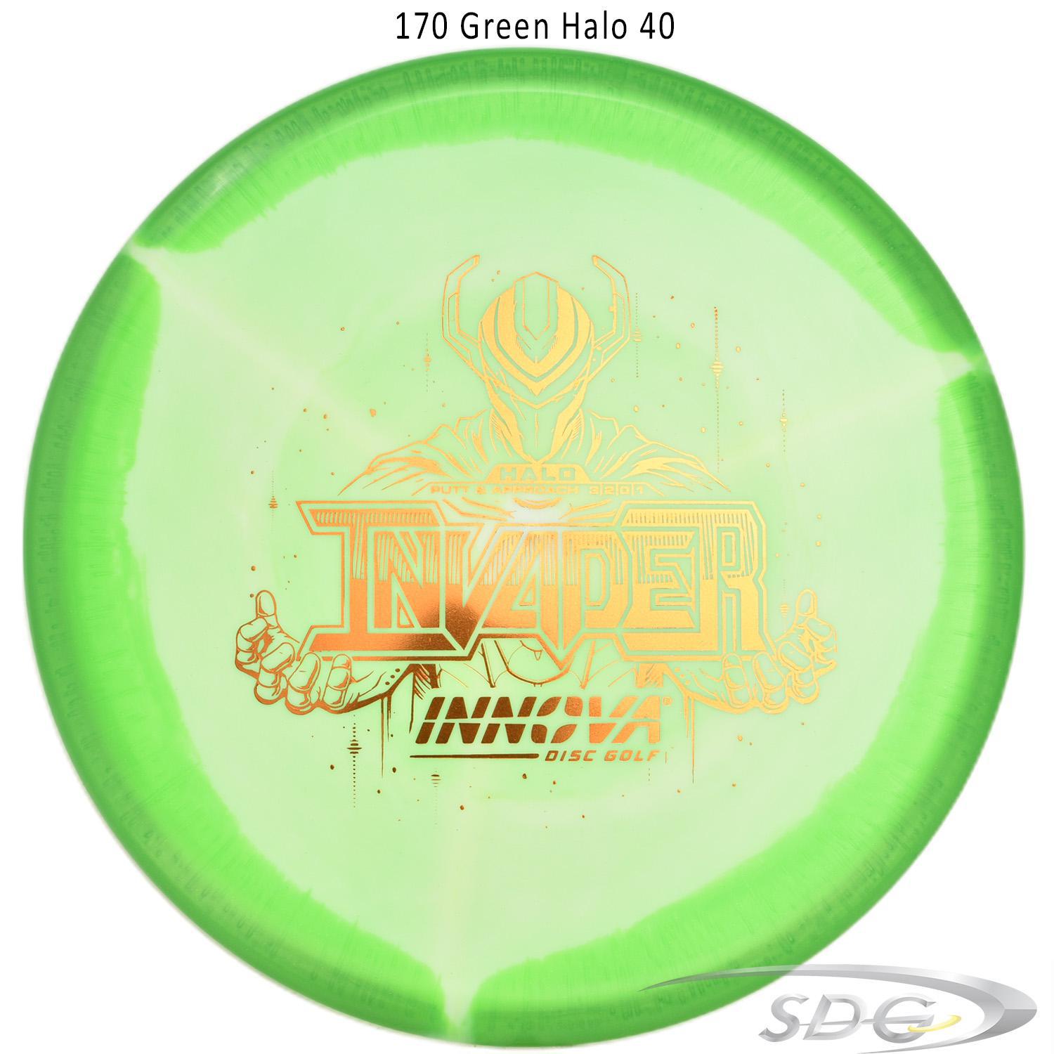 innova-halo-star-invader-disc-golf-putter 170 Green Halo 40 