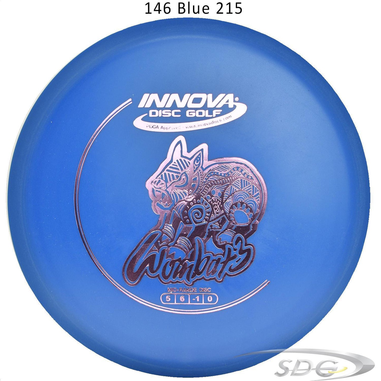 innova-dx-wombat3-disc-golf-mid-range 146 Blue 215 