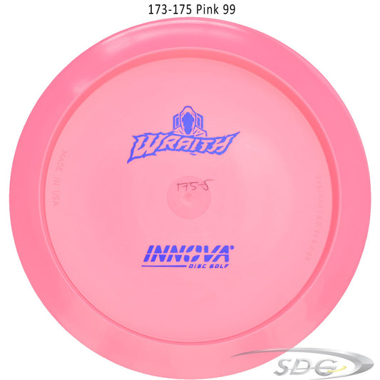 innova-star-wraith-bottom-stamp-disc-golf-distance-driver 173-175 Pink 99 