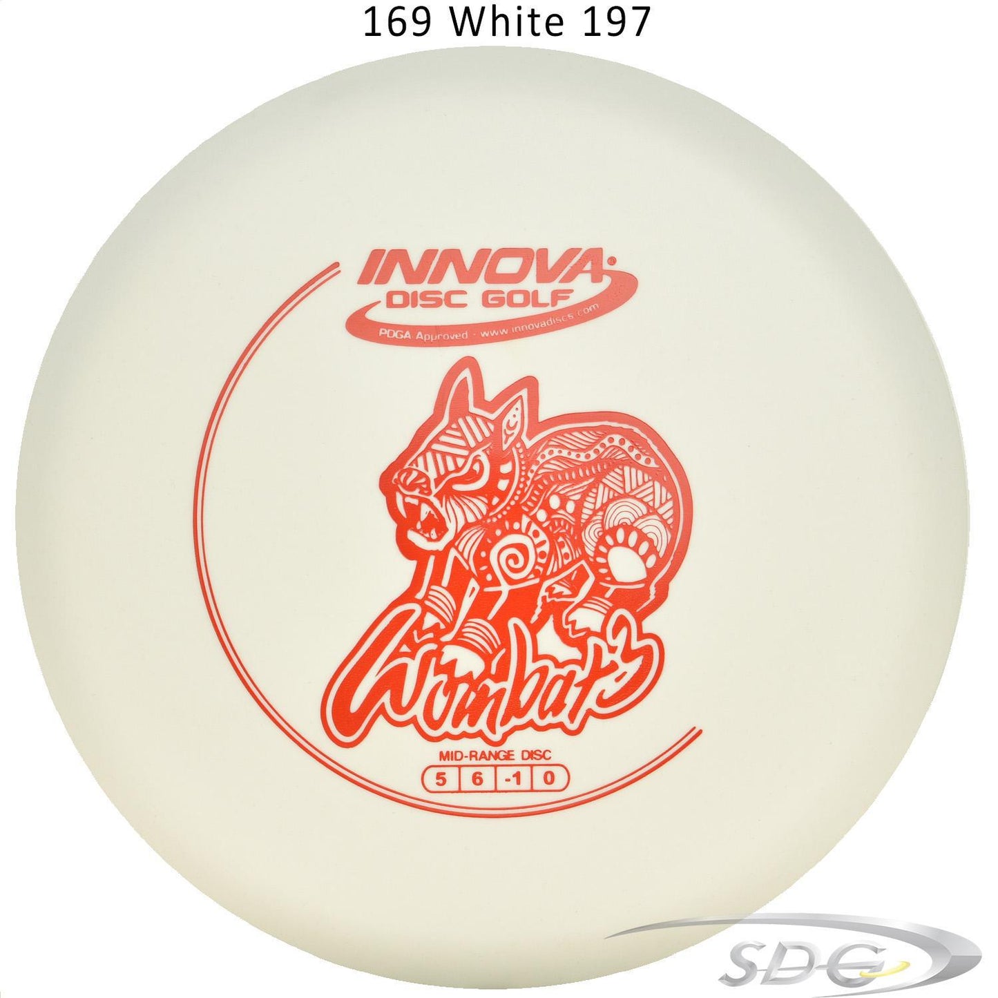 innova-dx-wombat3-disc-golf-mid-range 169 White 197 