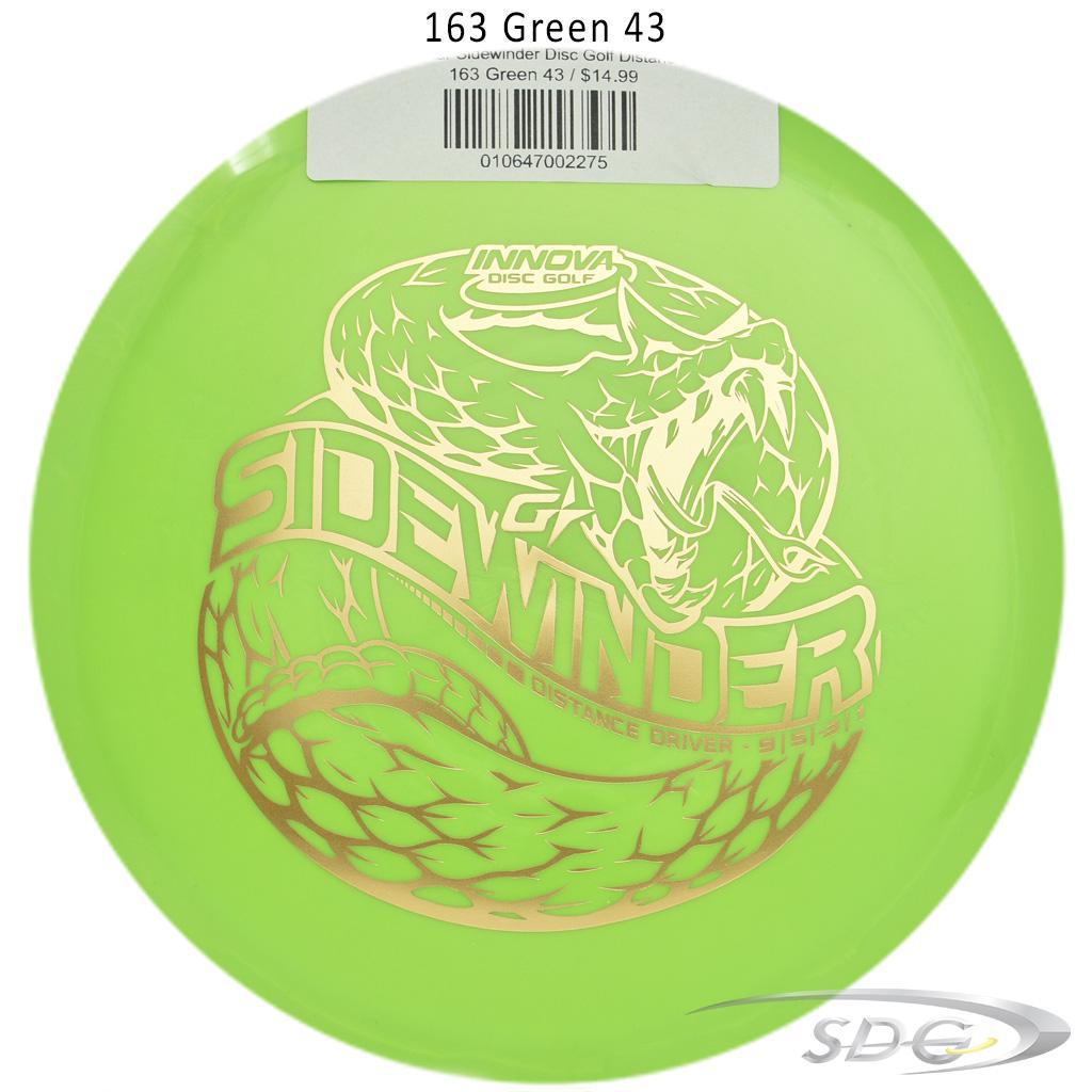 innova-gstar-sidewinder-disc-golf-distance-driver 163 Green 43 