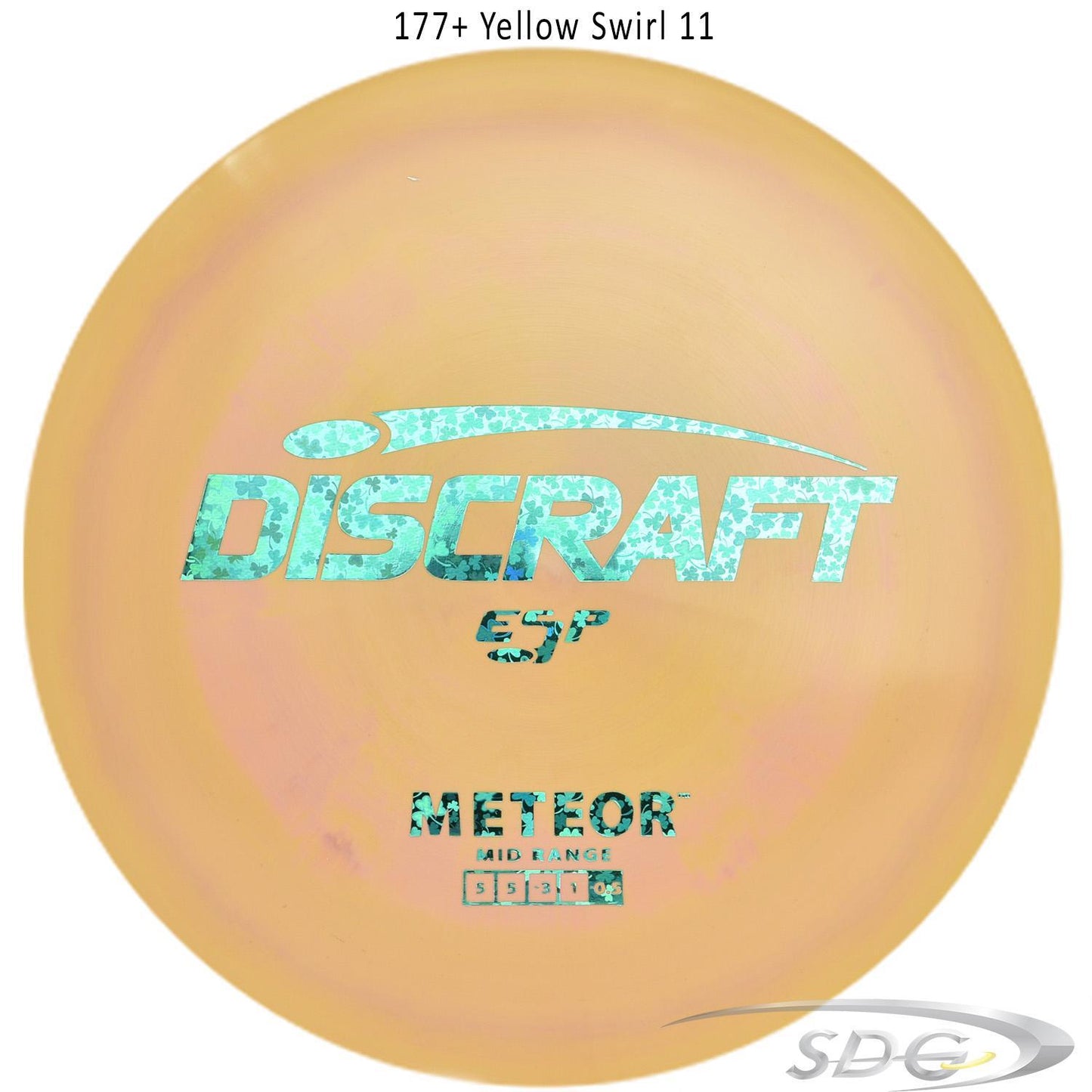 discraft-esp-meteor-disc-golf-mid-range 177+ Yellow Swirl 11 