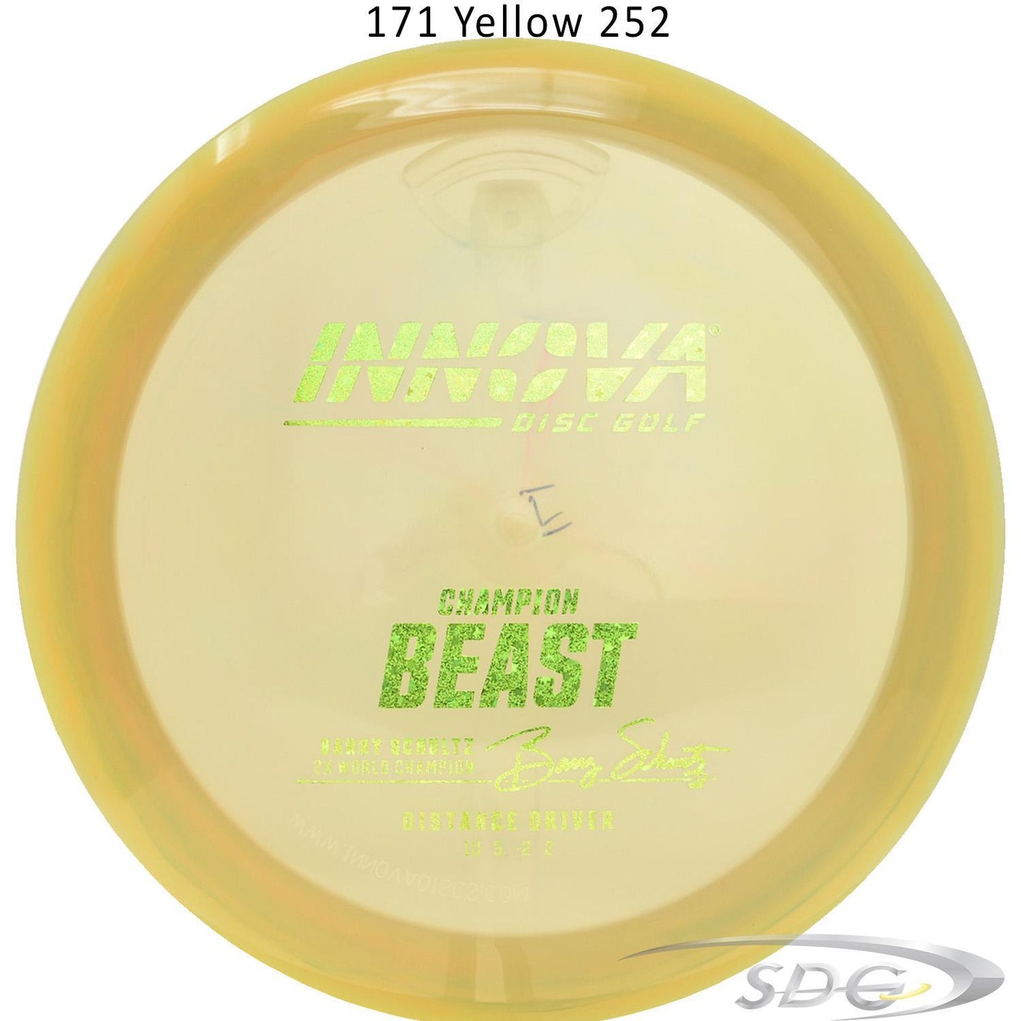 innova-champion-beast-disc-golf-distance-driver 171 Yellow 252