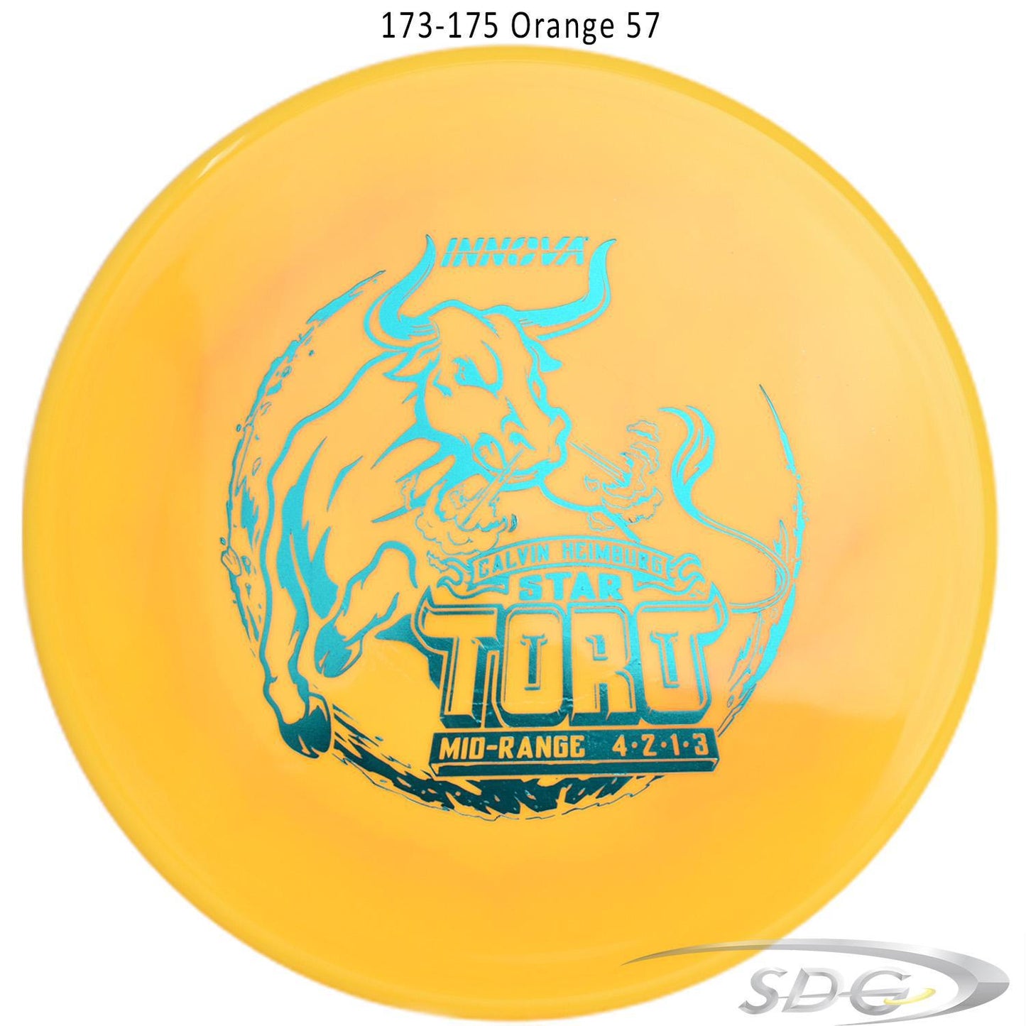 innova-star-toro-calvin-heimburg-signature-disc-golf-mid-range 173-175 Orange 57 