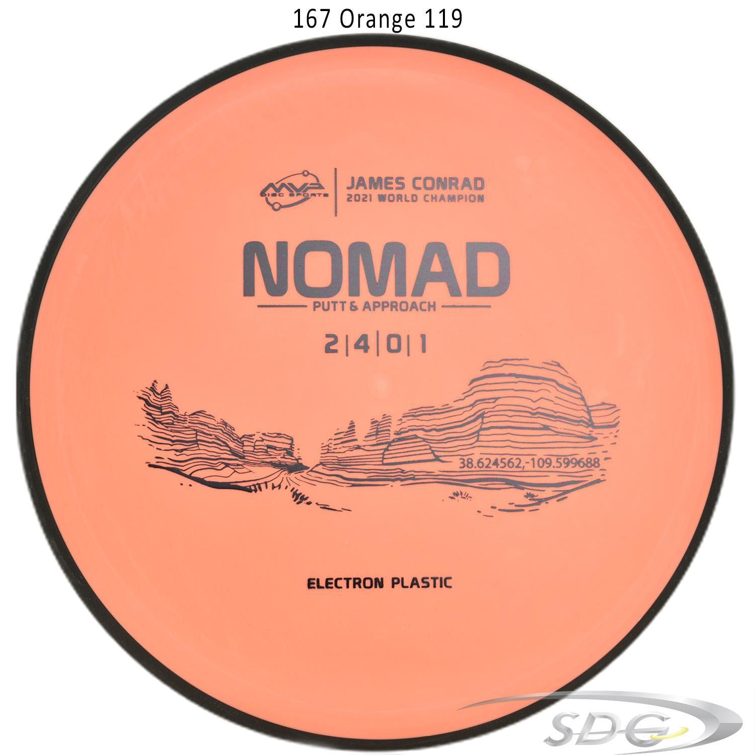 mvp-electron-nomad-medium-james-conrad-edition-disc-golf-putter 167 Orange 119 