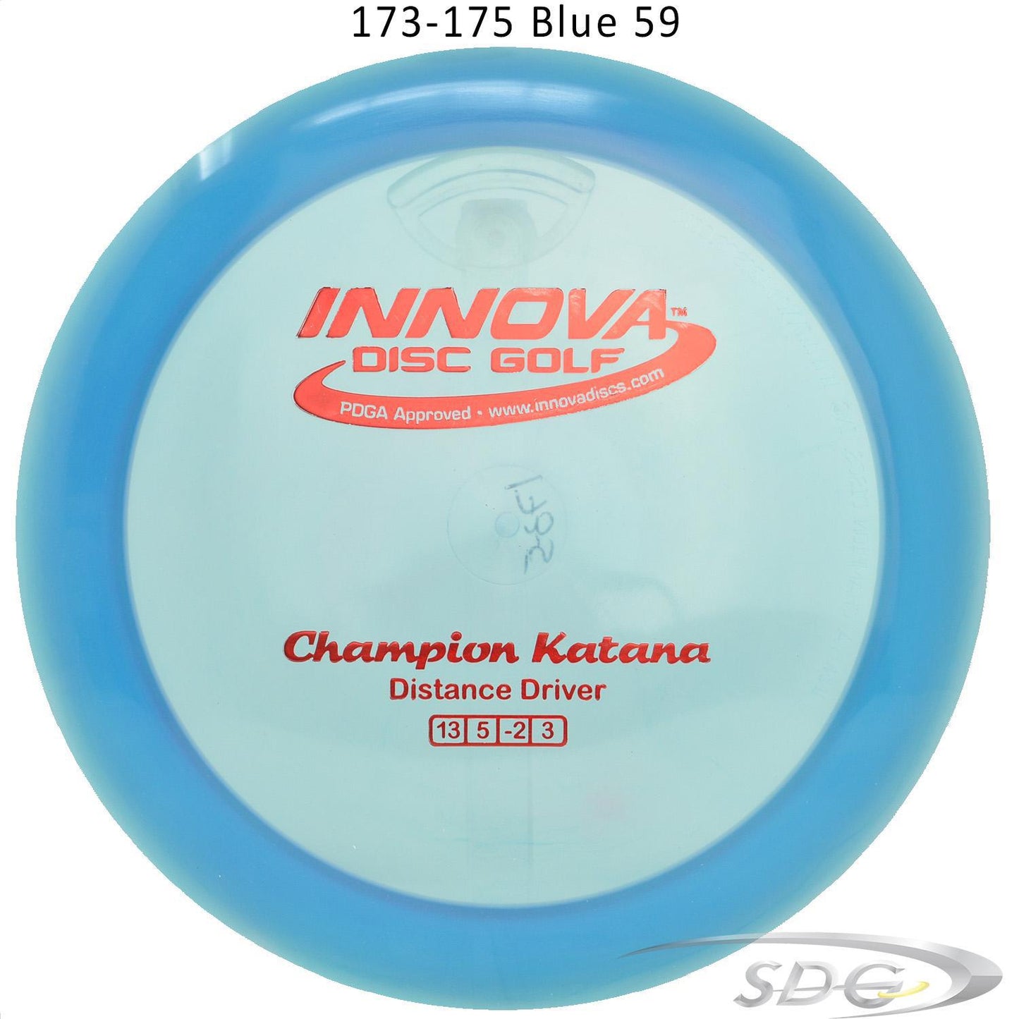 innova-champion-katana-disc-golf-distance-driver 173-175 Blue 59 