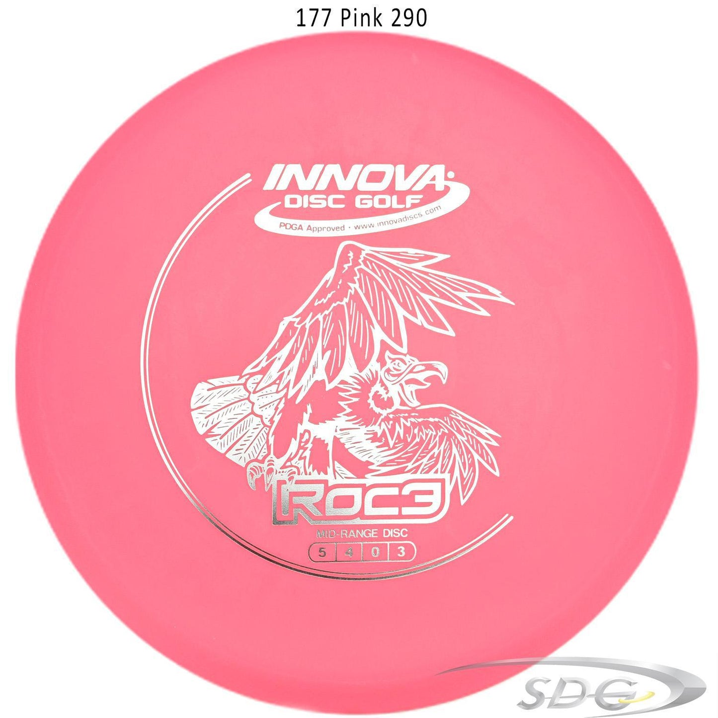 innova-dx-roc3-disc-golf-mid-range 177 Pink 290 