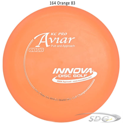 innova-kc-pro-aviar-disc-golf-putter 164 Orange 83 