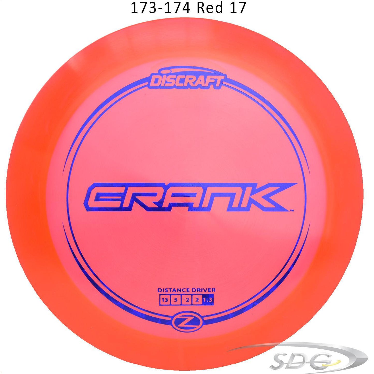 discraft-z-line-crank-disc-golf-distance-driver 173-174 Red 17