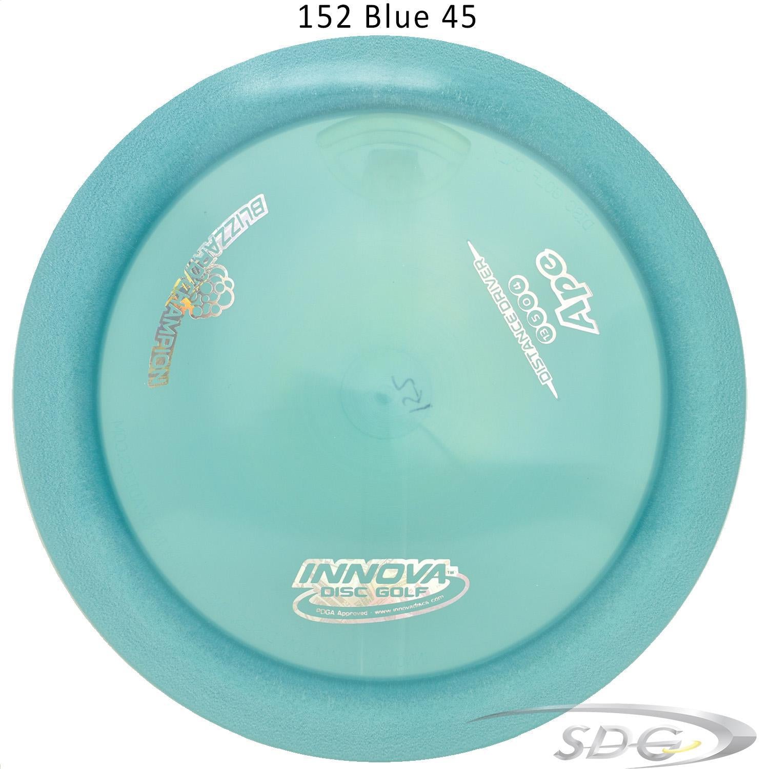 innova-blizzard-champion-ape-disc-golf-distance-driver 152 Blue 45