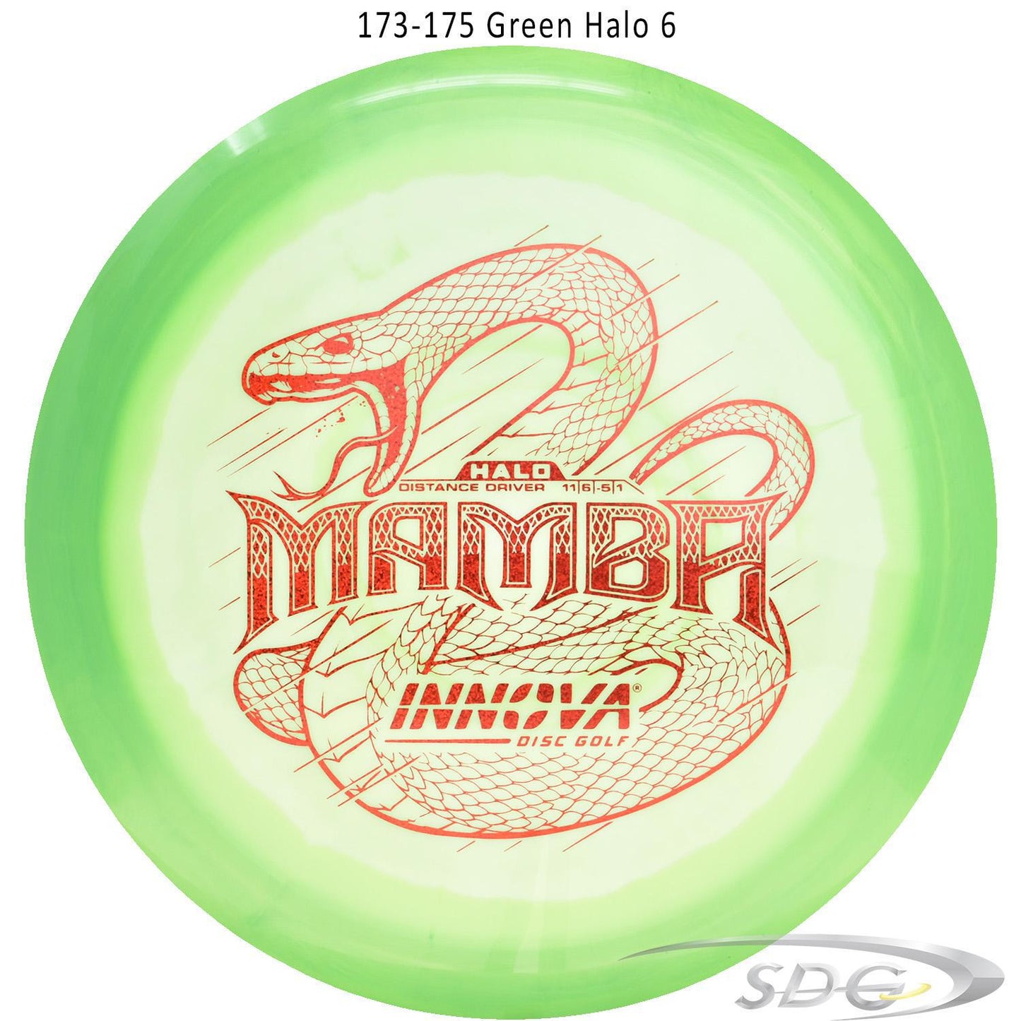 innova-halo-star-mamba-disc-golf-distance-driver 173-175 Green Halo 6 