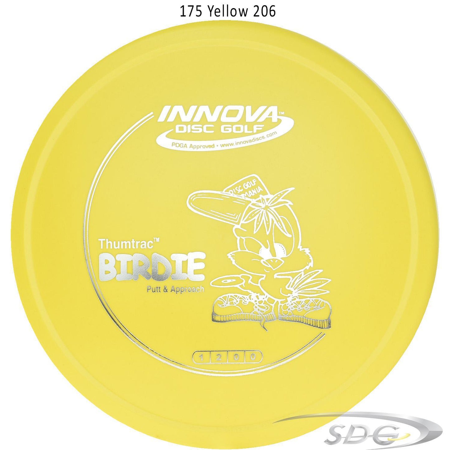 innova-dx-birdie-disc-golf-putter 175 Yellow 206 
