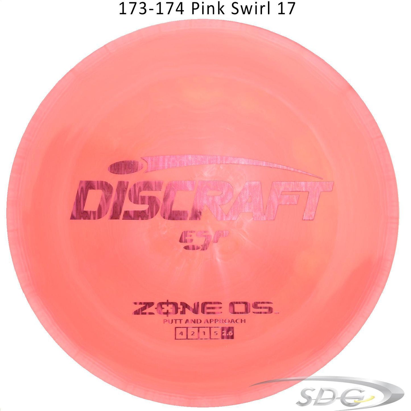 discraft-esp-zone-os-disc-golf-putter 173-174 Pink Swirl 17 