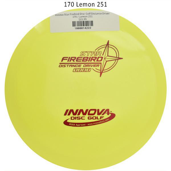 innova-star-firebird-disc-golf-distance-driver 170 Lemon 251