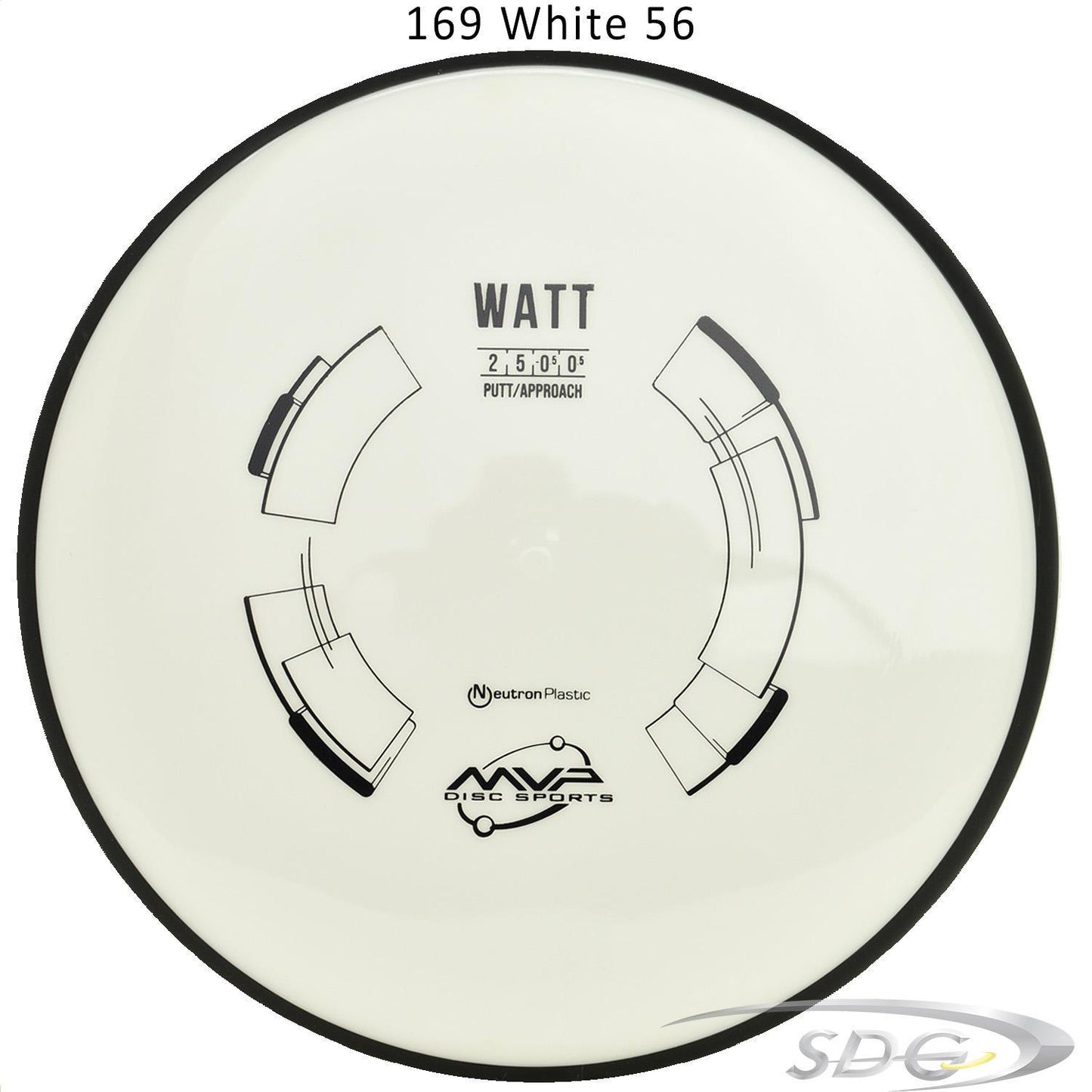 mvp-neutron-watt-disc-golf-putt-approach-169-165-weights 169 White 56 