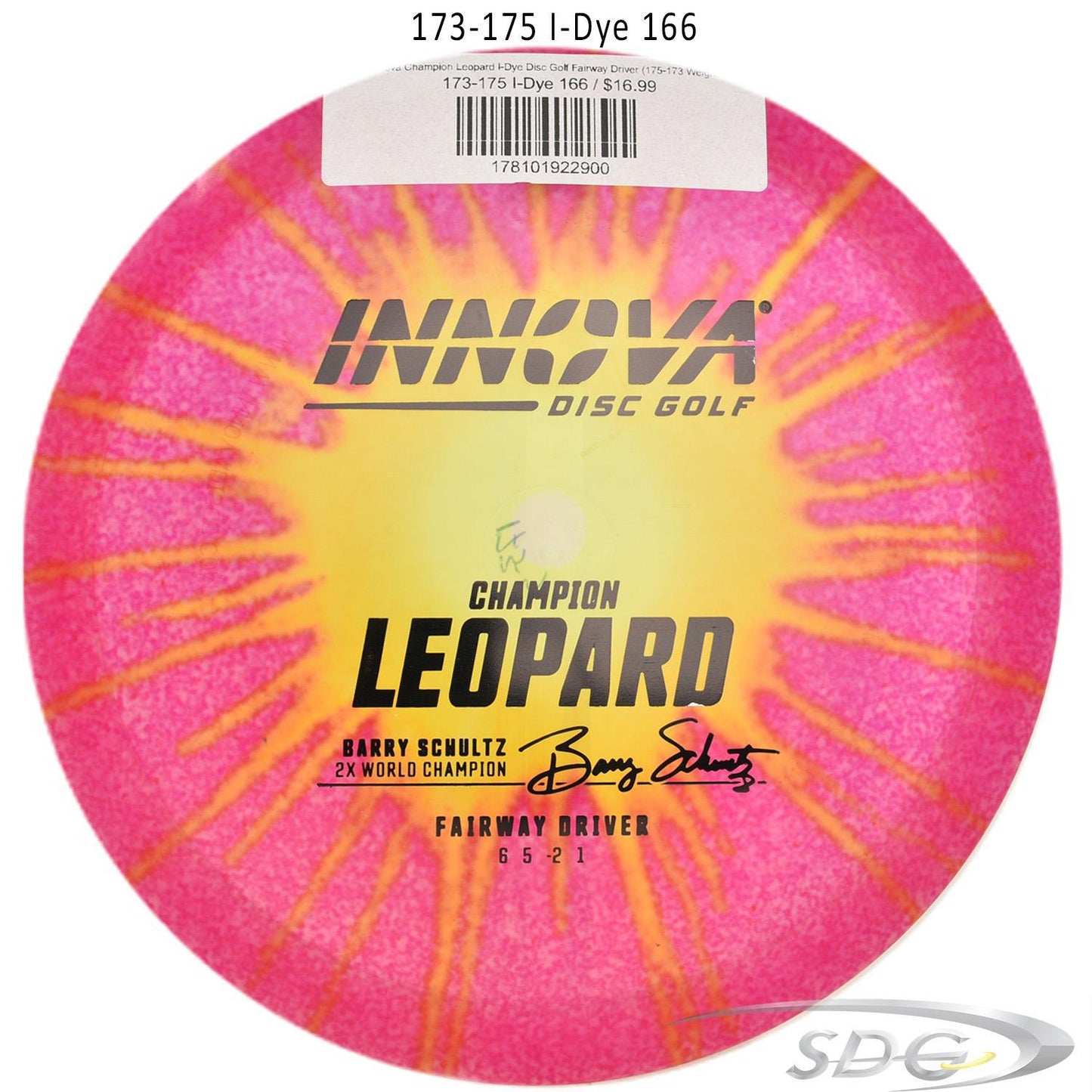 innova-champion-leopard-i-dye-disc-golf-fairway-driver 173-175 I-Dye 166 