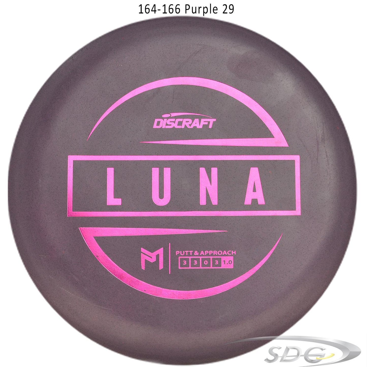 discraft-jawbreaker-rubber-blend-luna-paul-mcbeth-signature-disc-golf-putter 164-166 Purple 29