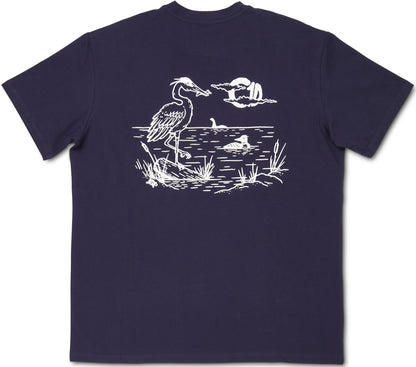 C1D Tee - Navy/Purple Loon