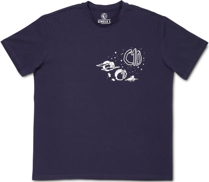 C1D Tee - Navy/Purple Loon