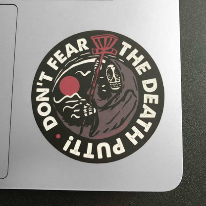 Death Putt Disc Golf Sticker