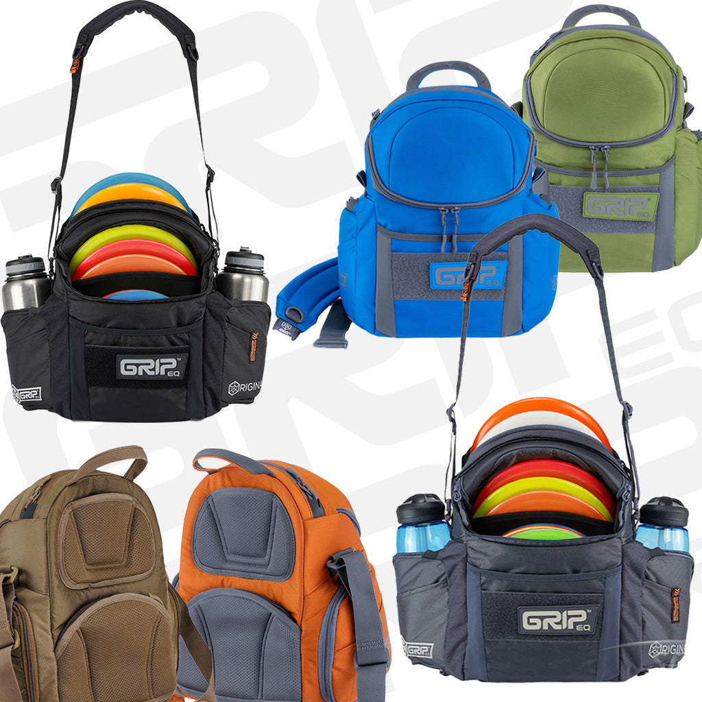 Grip EQ G2 Series Collection Photo of All the different colors of the bags 