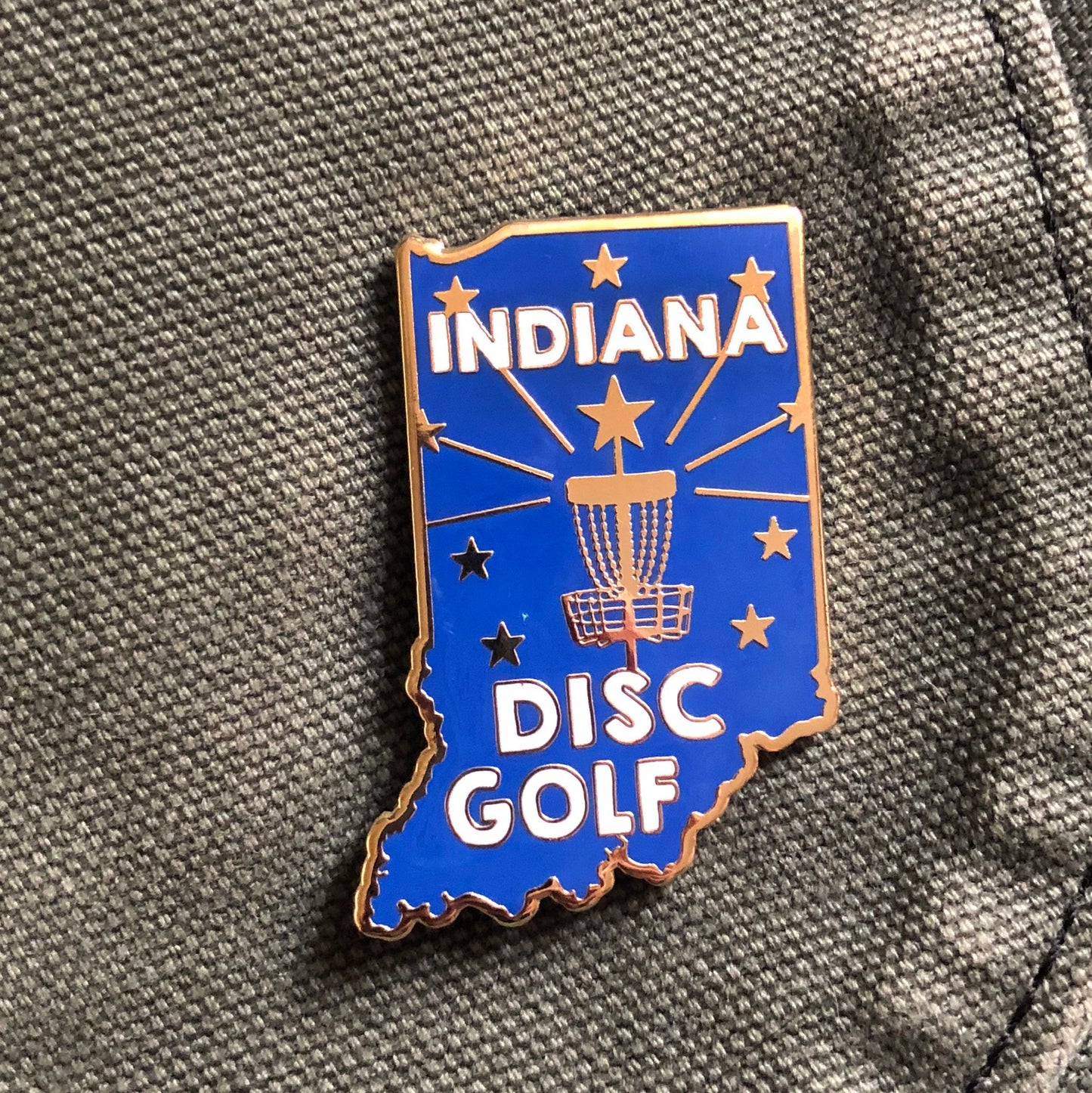 Indiana State Disc Golf Pin