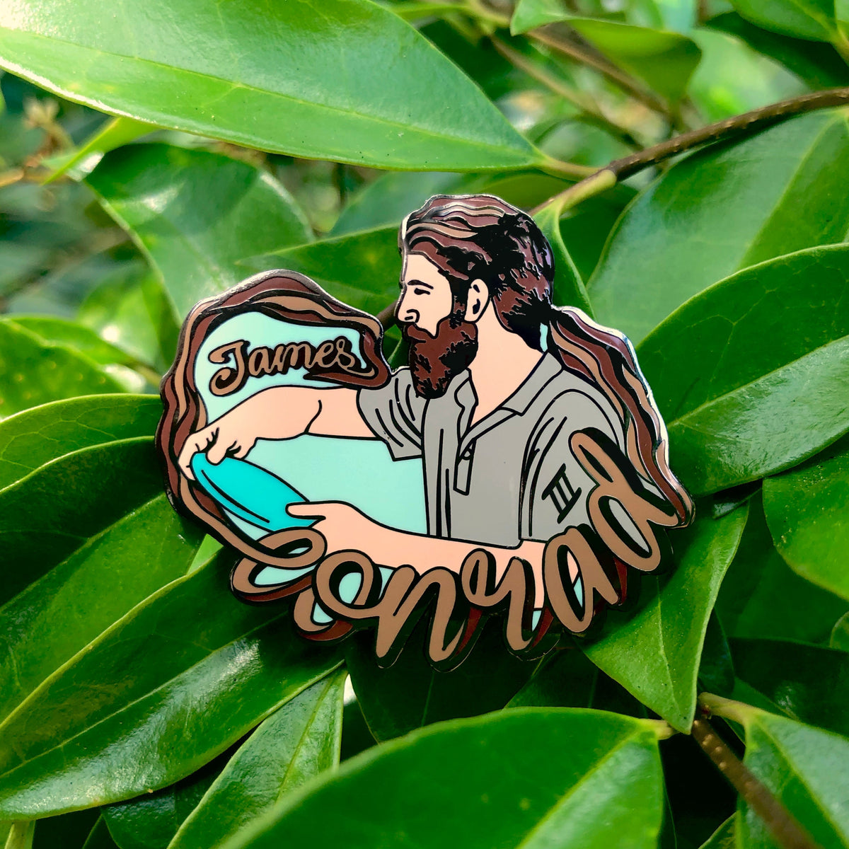 Conrad Pin James Conrad Disc Golf Pin - Series 1 – Sabattus Disc Golf, Inc.