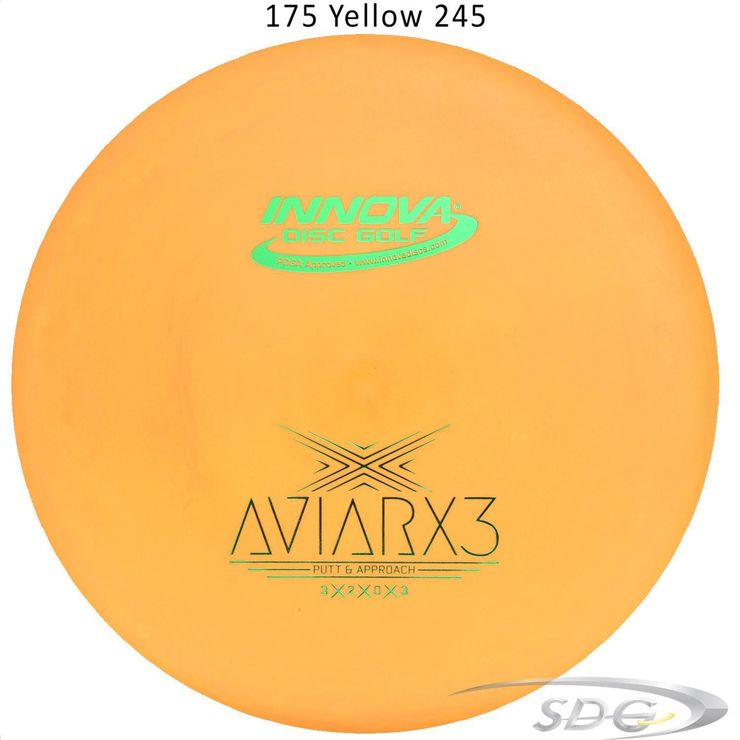 innova-dx-aviarx3-disc-golf-putter 175 Yellow 245 